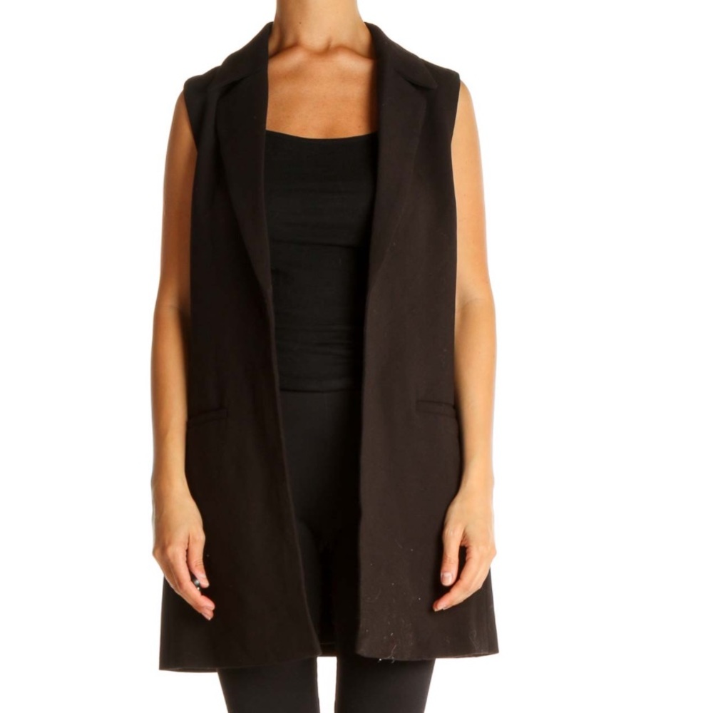 CLOSET CLEAN OUT! MAKE AN OFFER!! Rachel Zoe plus size black dressy vest